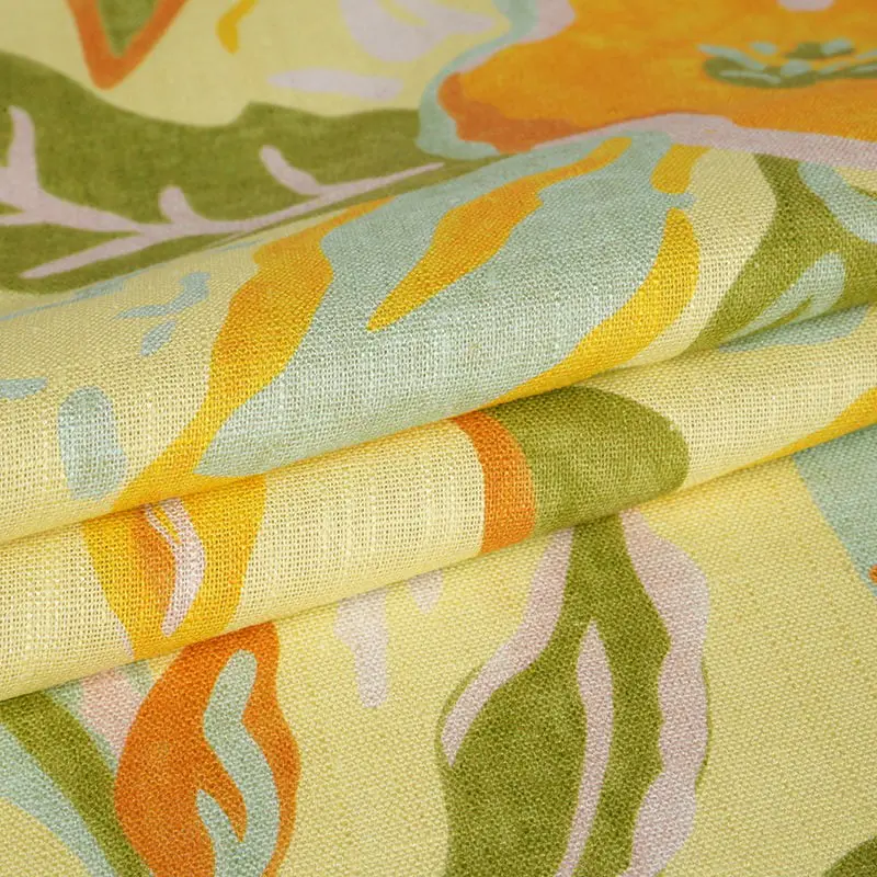 Fabrik Pencetakan Inkjet Digital Linen Bernafas